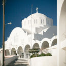 Fira: White Orthodox Cathedral
